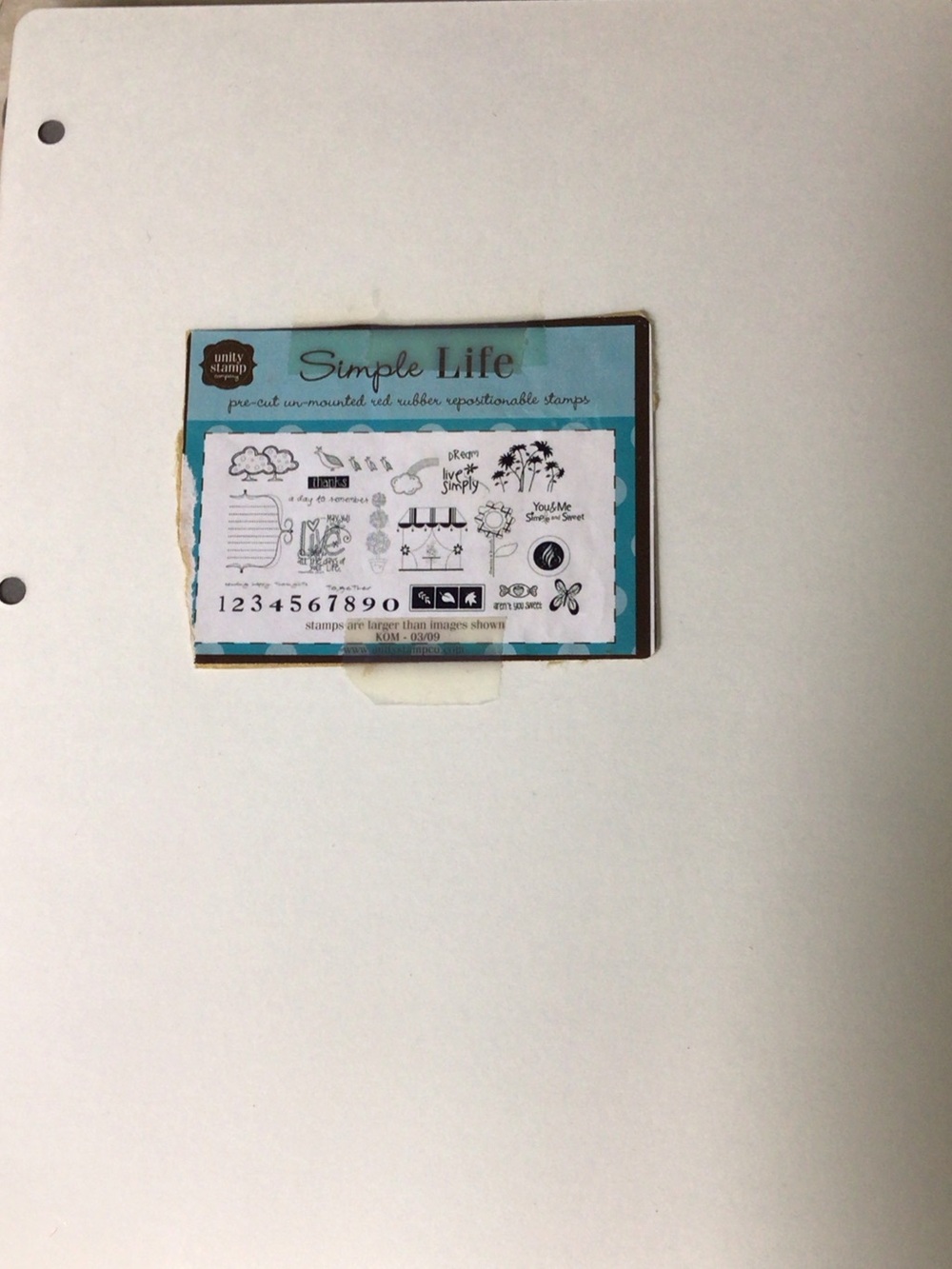 Simple life stamp Kit